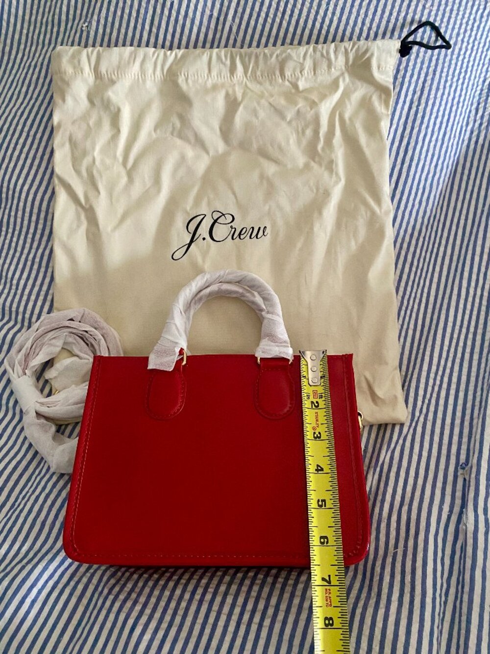 J. Crew Vienna Lady Bag in patent leather (red)